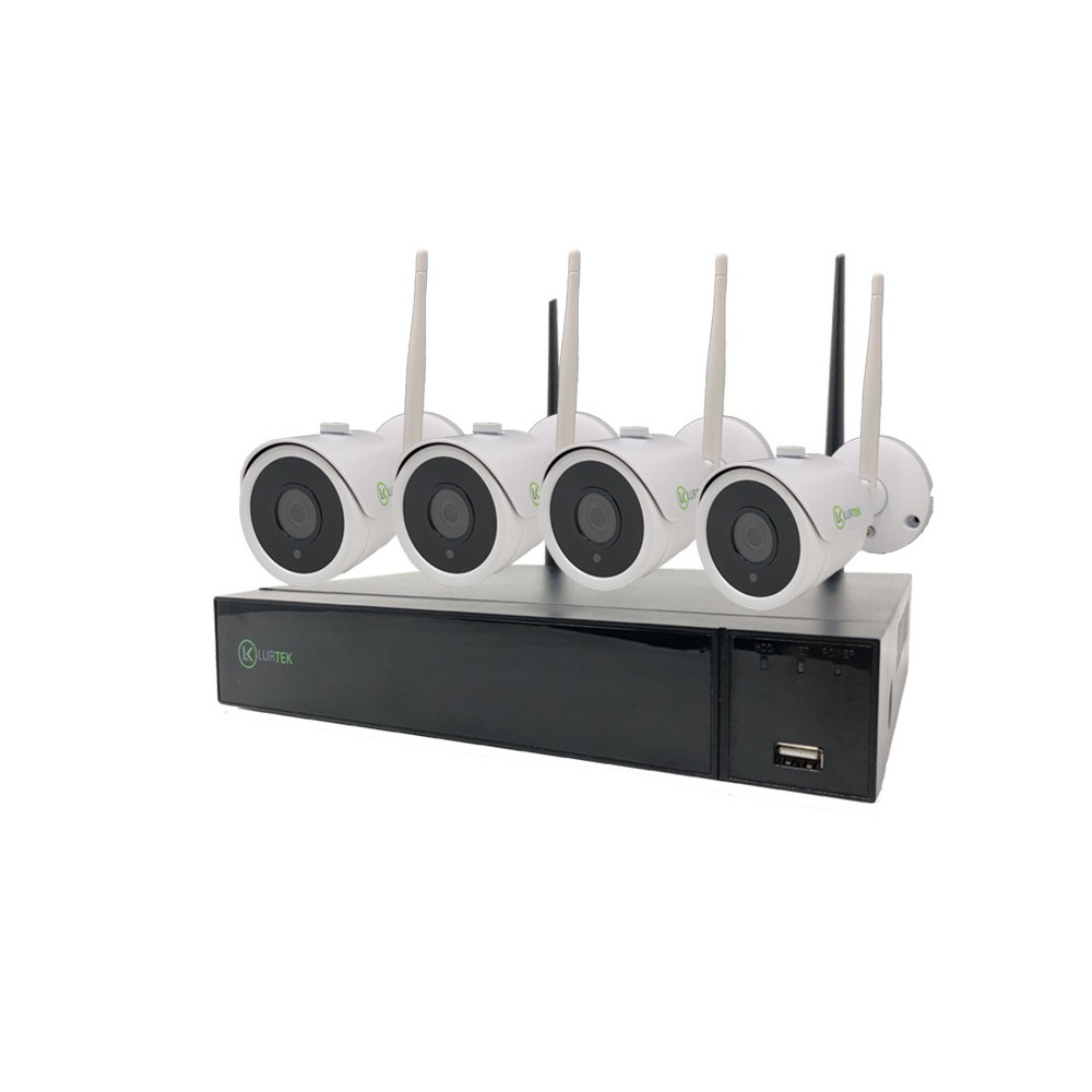 Kit Videosorveglianza wireless ip 4 telecamere ip 4 mxp hdd 1000tb